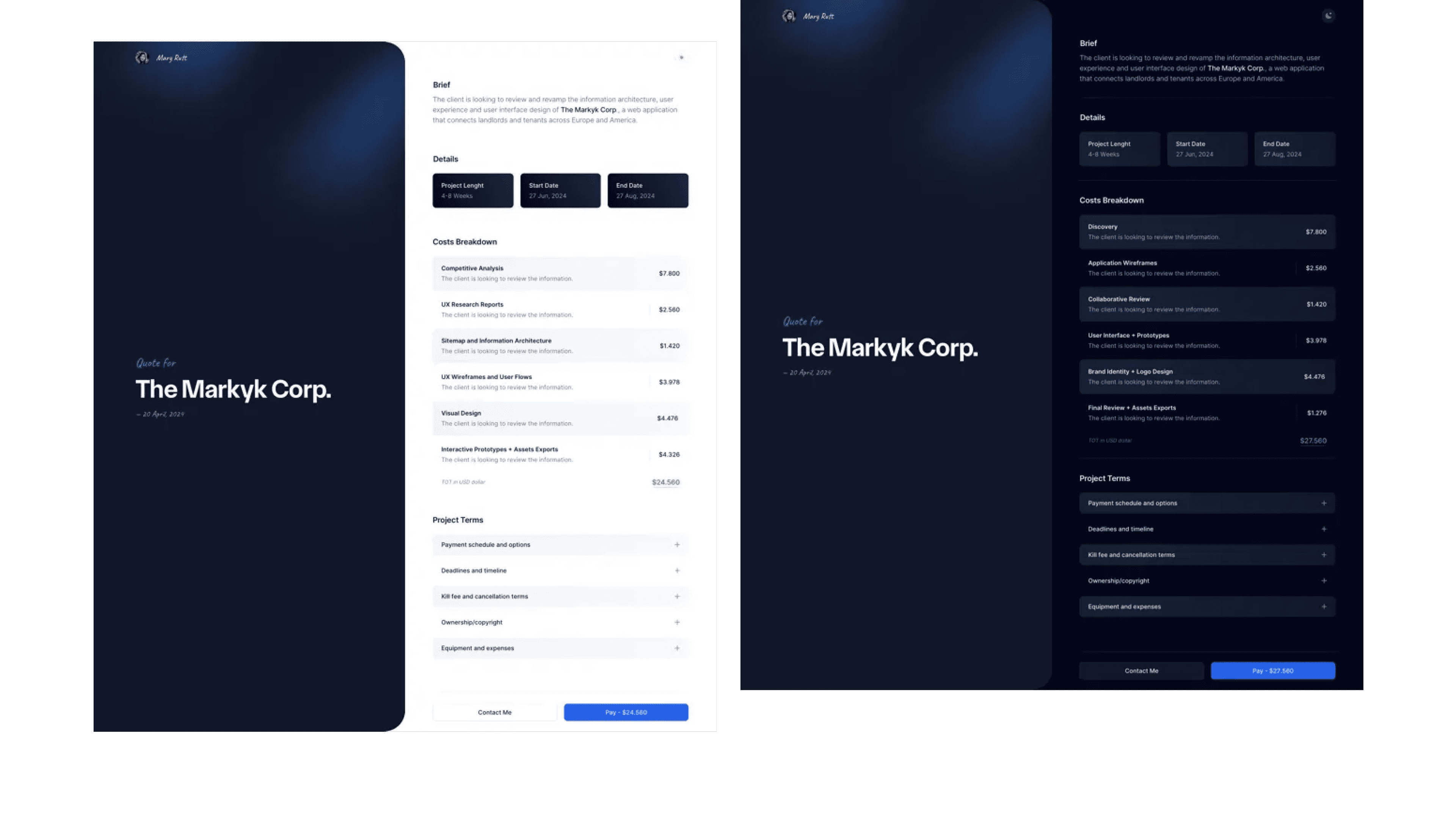 Quoty – Professional Quote and Invoice Template for Freelancers