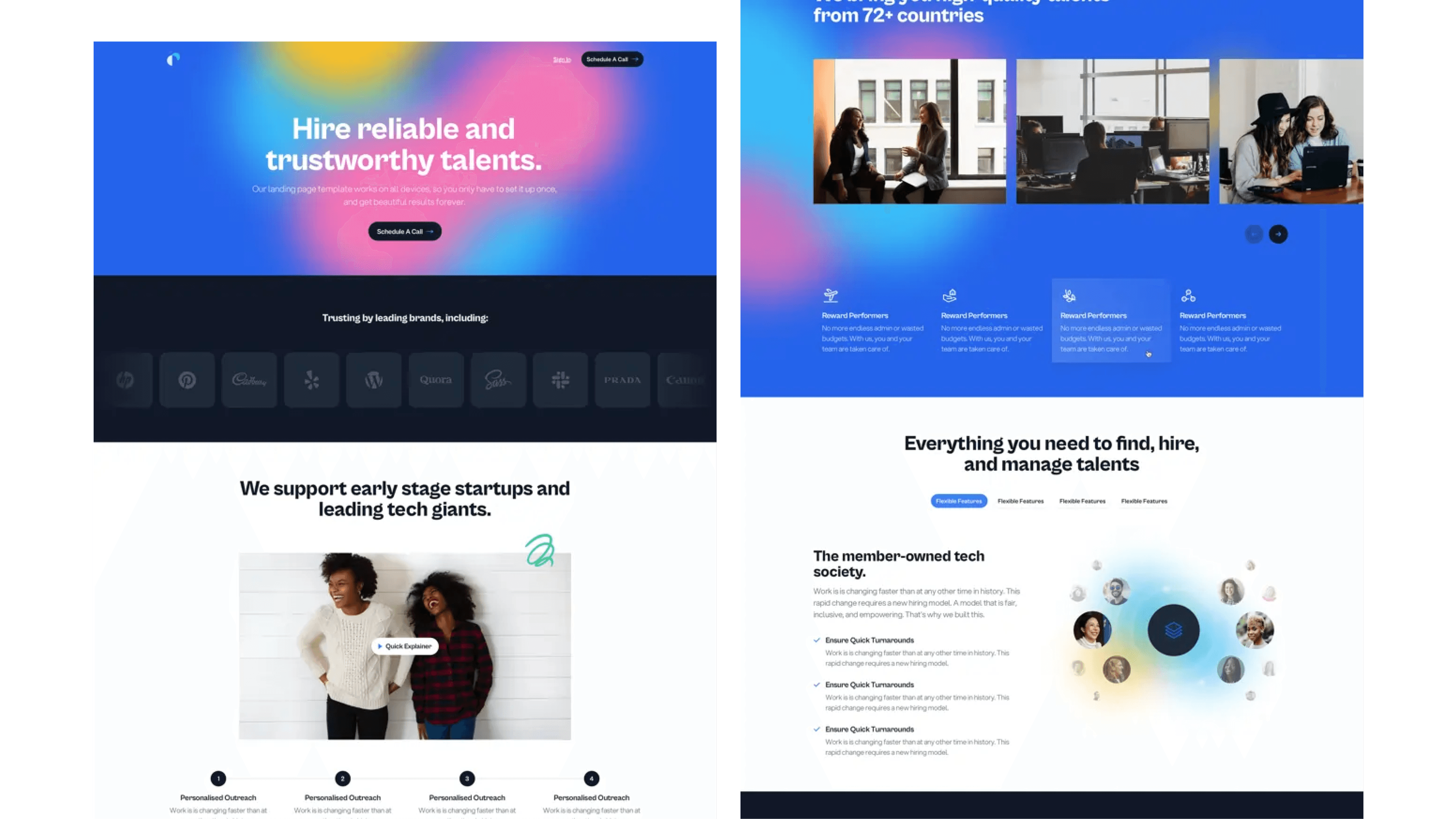 Talent – Versatile Template for SaaS Apps and Recruiting Networks