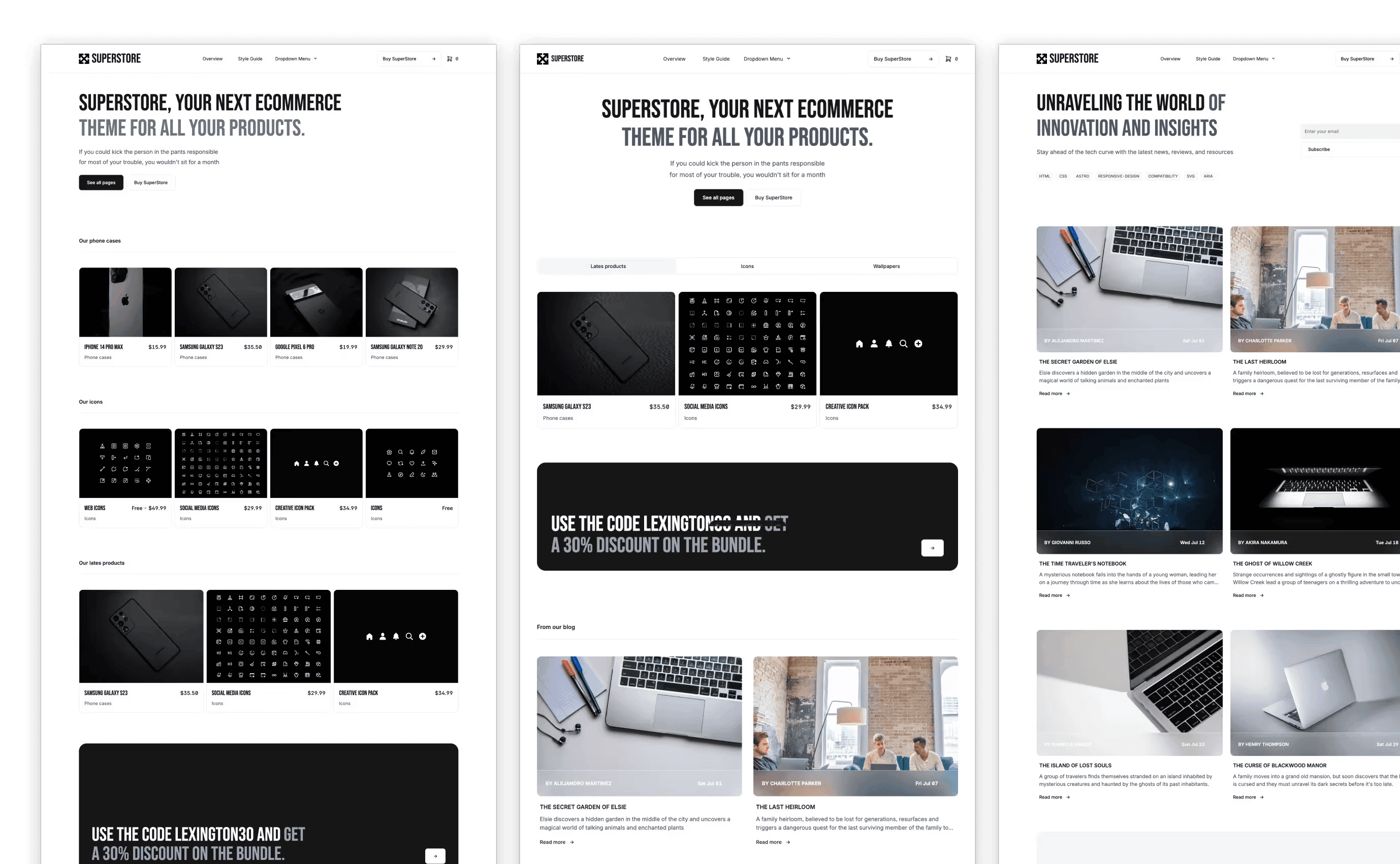 Super Store – Modern E-commerce Website Template